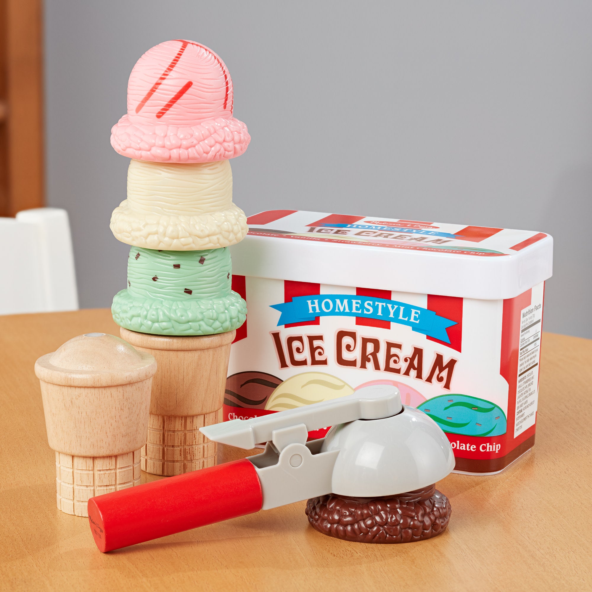 Scoop & Stack Ice Cream Cone Magnetic Play Set - Image 10