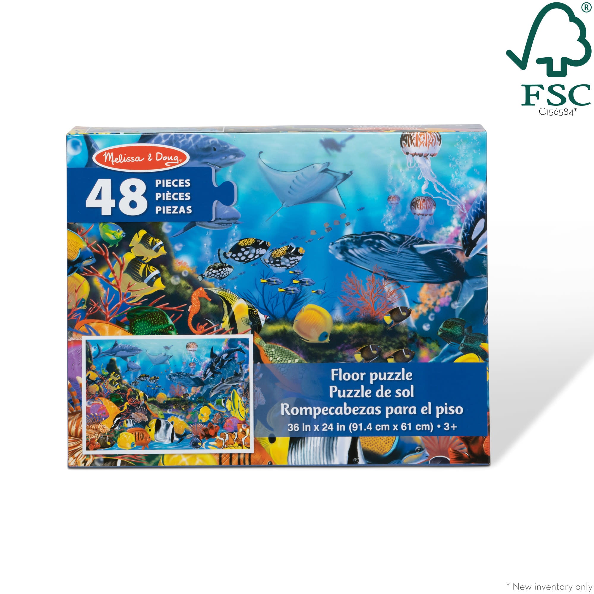 Underwater Floor Puzzle - 48 Pieces - Image 8