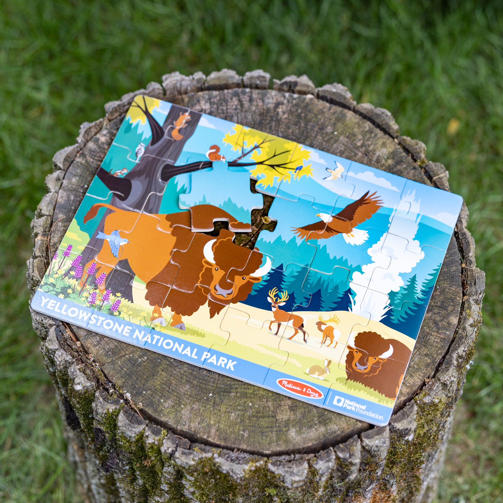 Yellowstone National Park Wooden Jigsaw Puzzle ?C 24 Pieces - Image 8