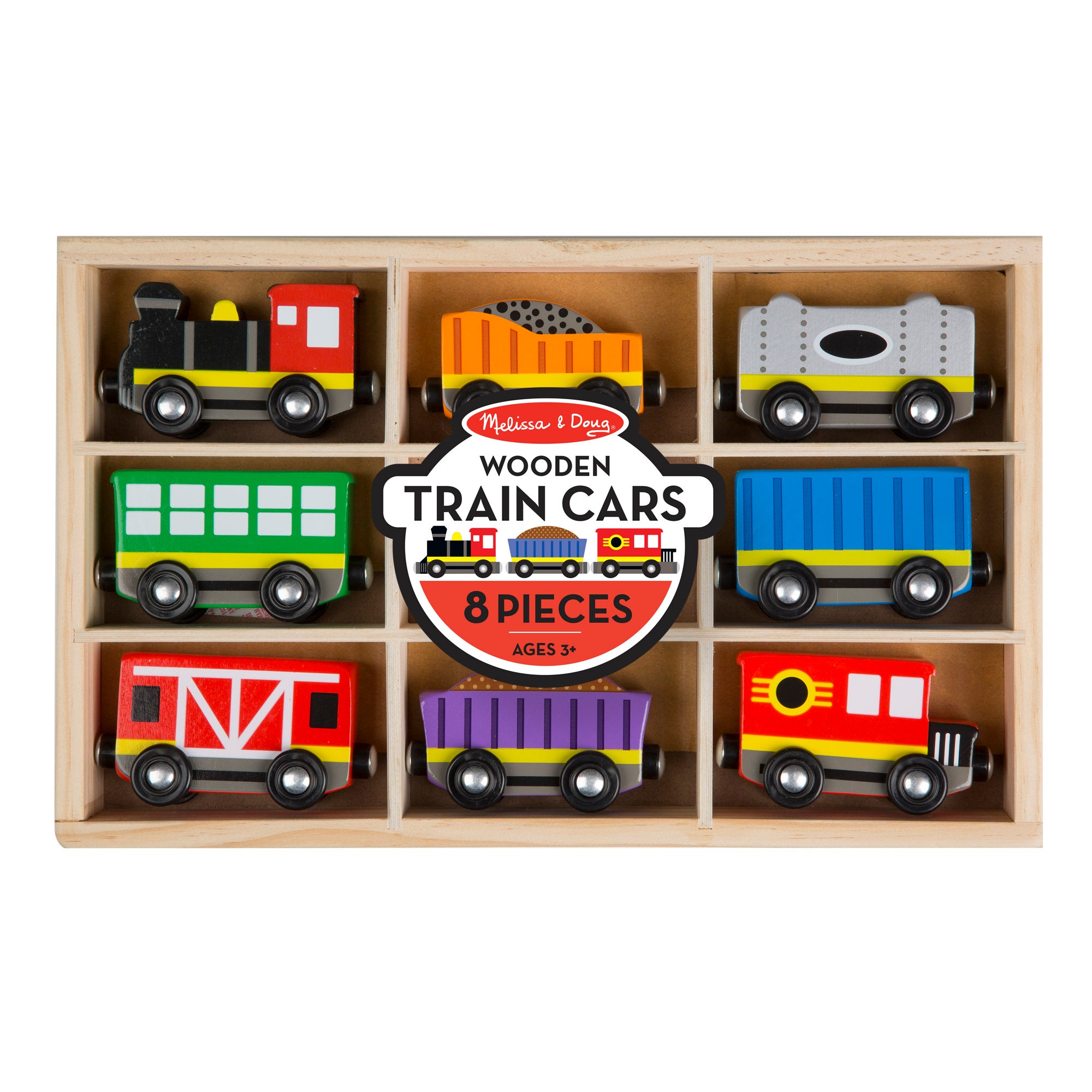 Magnetic Wooden Train Cars - Image 3