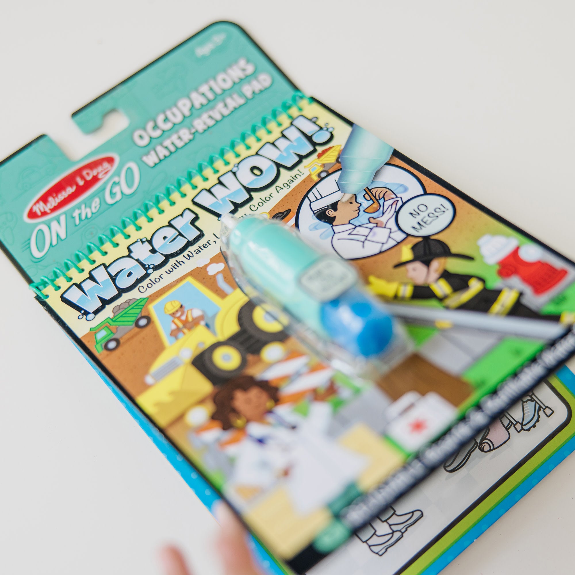Water Wow! Occupations - Water Reveal Pad On the Go Travel Activity - Image 6