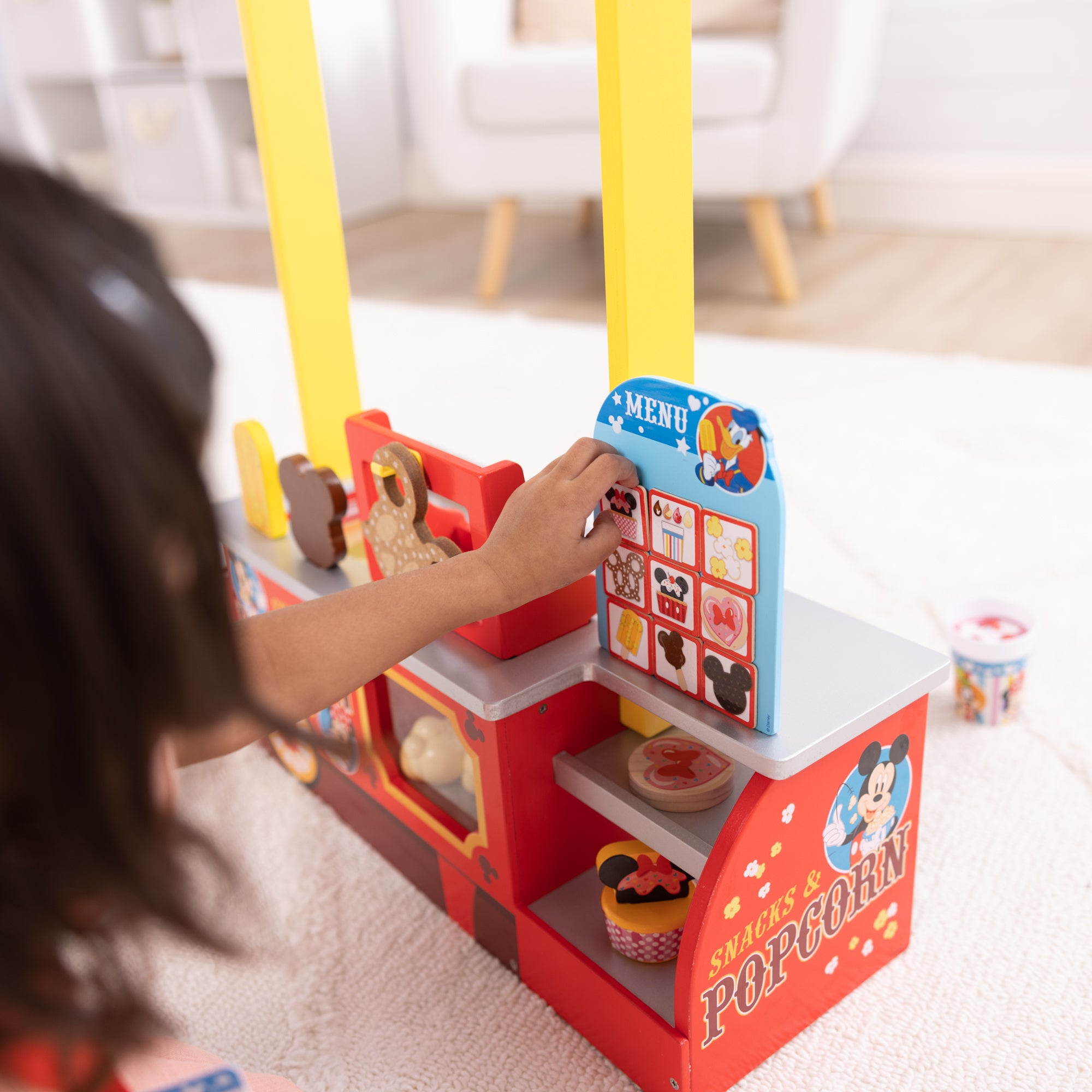 Disney Snacks & Popcorn Wooden Food Counter - Image 6