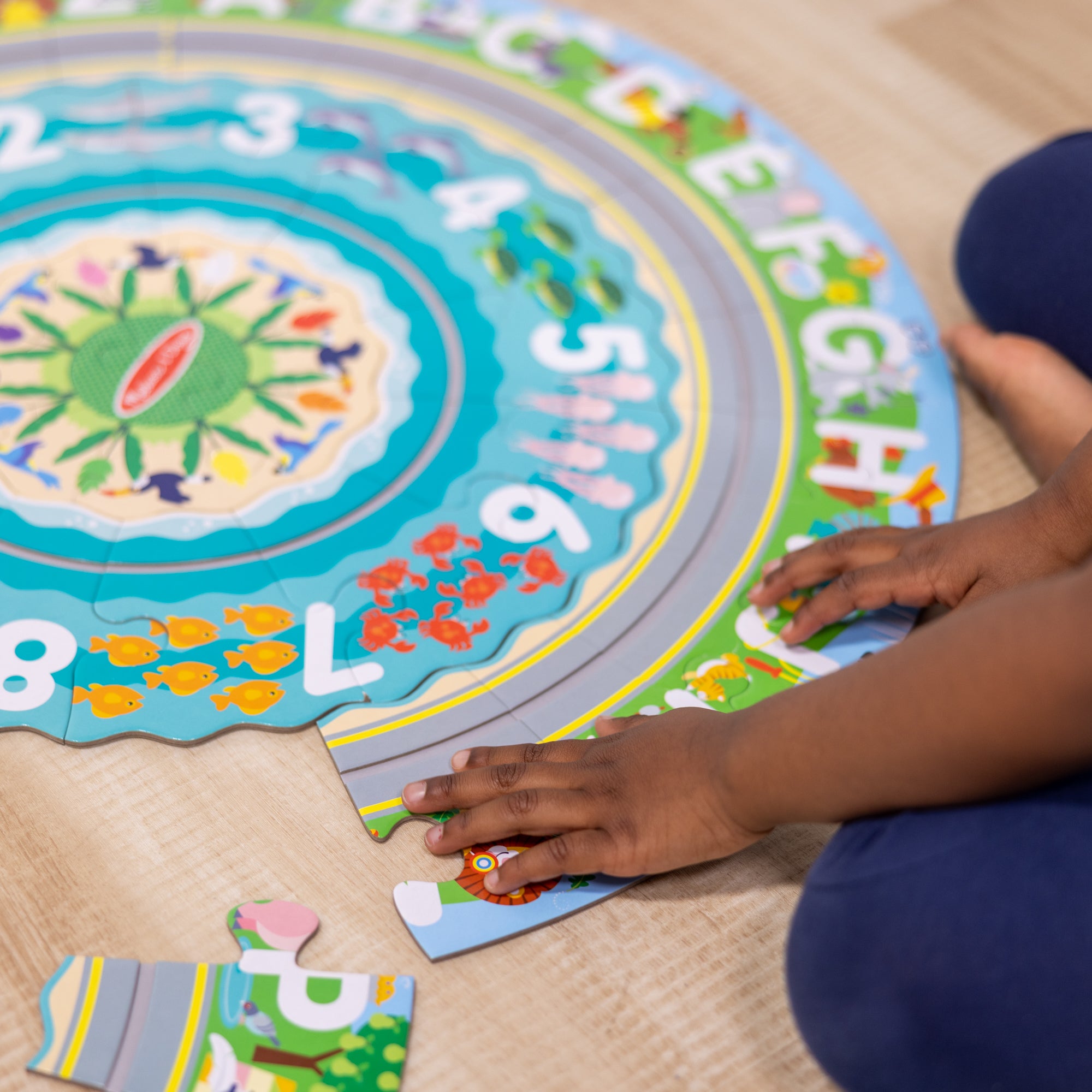 Round the Shore Tracks Floor Puzzle ?C 48 Pieces - Image 6