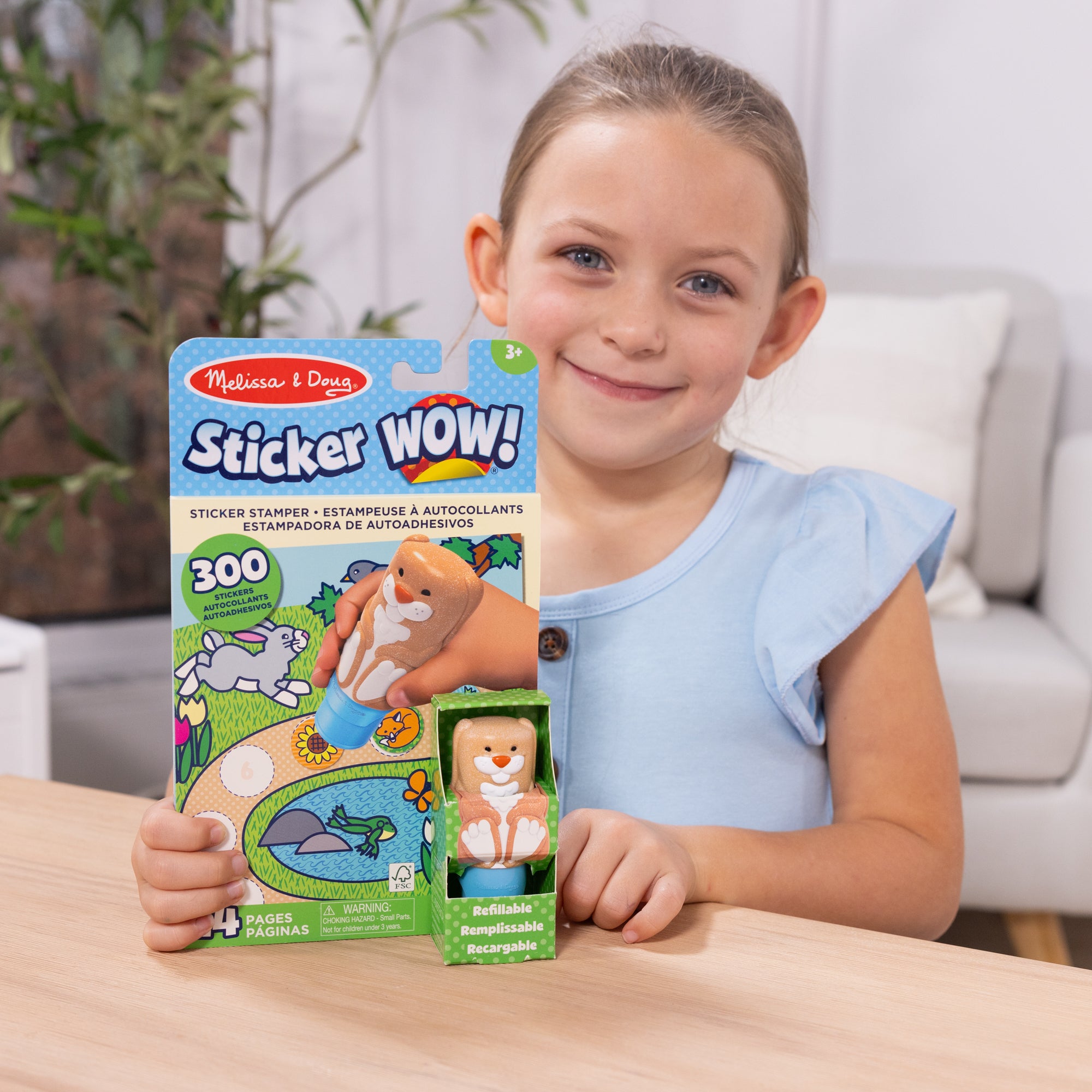 Sticker WOW!? Bunny Bundle: Activity Pad & Sticker Stamper + Mini Activity Pad and 200 Refill Stickers - Image 10
