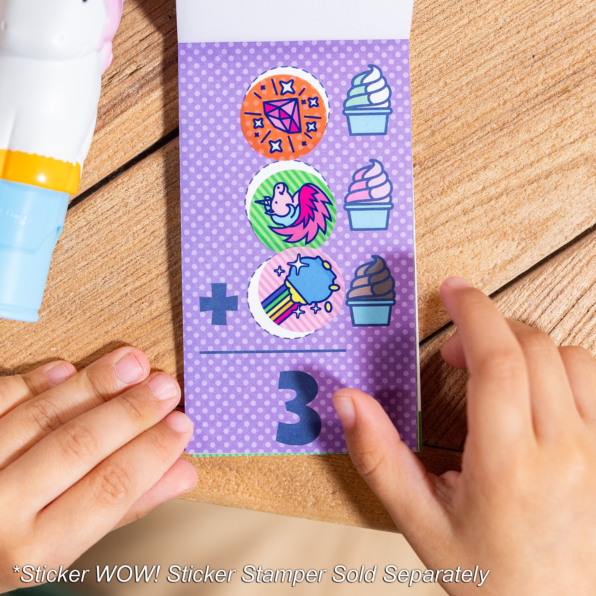 Sticker WOW!? Mini Activity Pad and Refill Stickers 4-Pack (Dinosaur. Pets. Favorite Things. Surprise Pack 1) - Stamper Not Included - Image 7