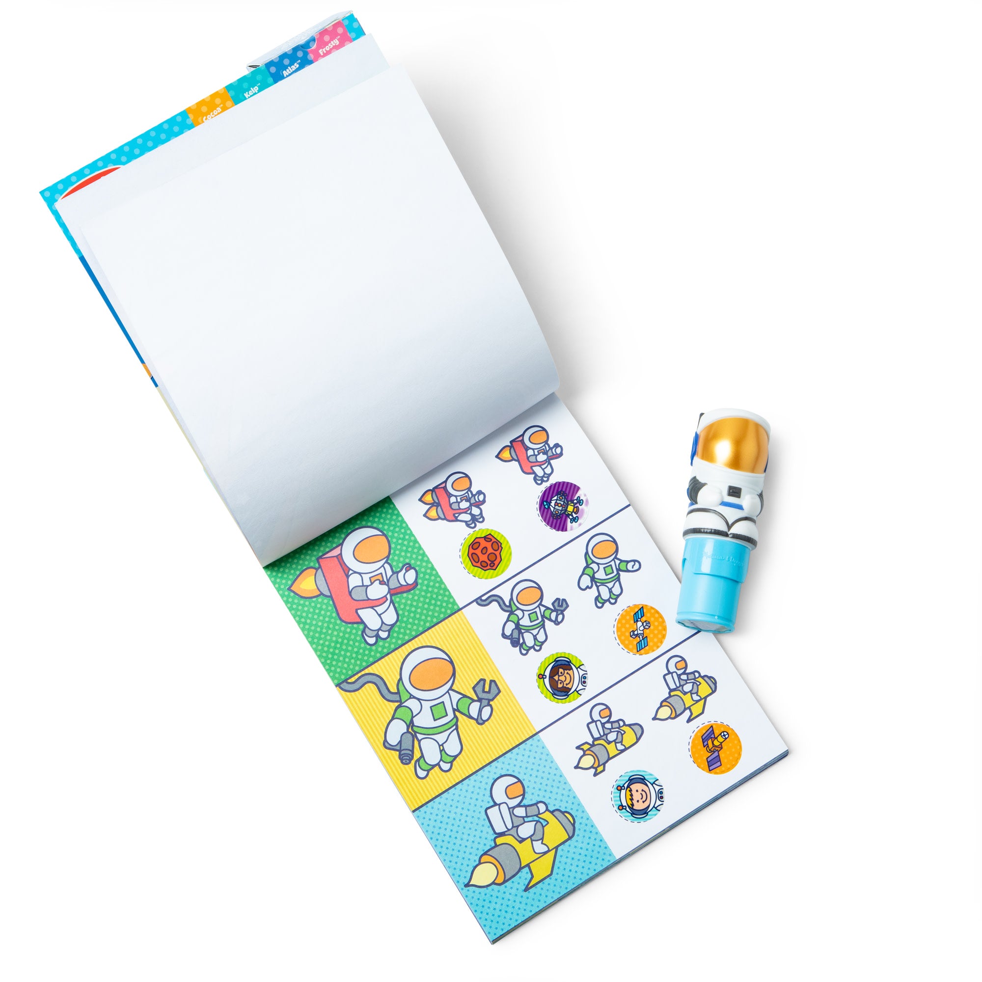 Sticker WOW!? Astronaut Bundle: Activity Pad & Sticker Stamper + Mini Activity Pad and 200 Refill Stickers - Image 4