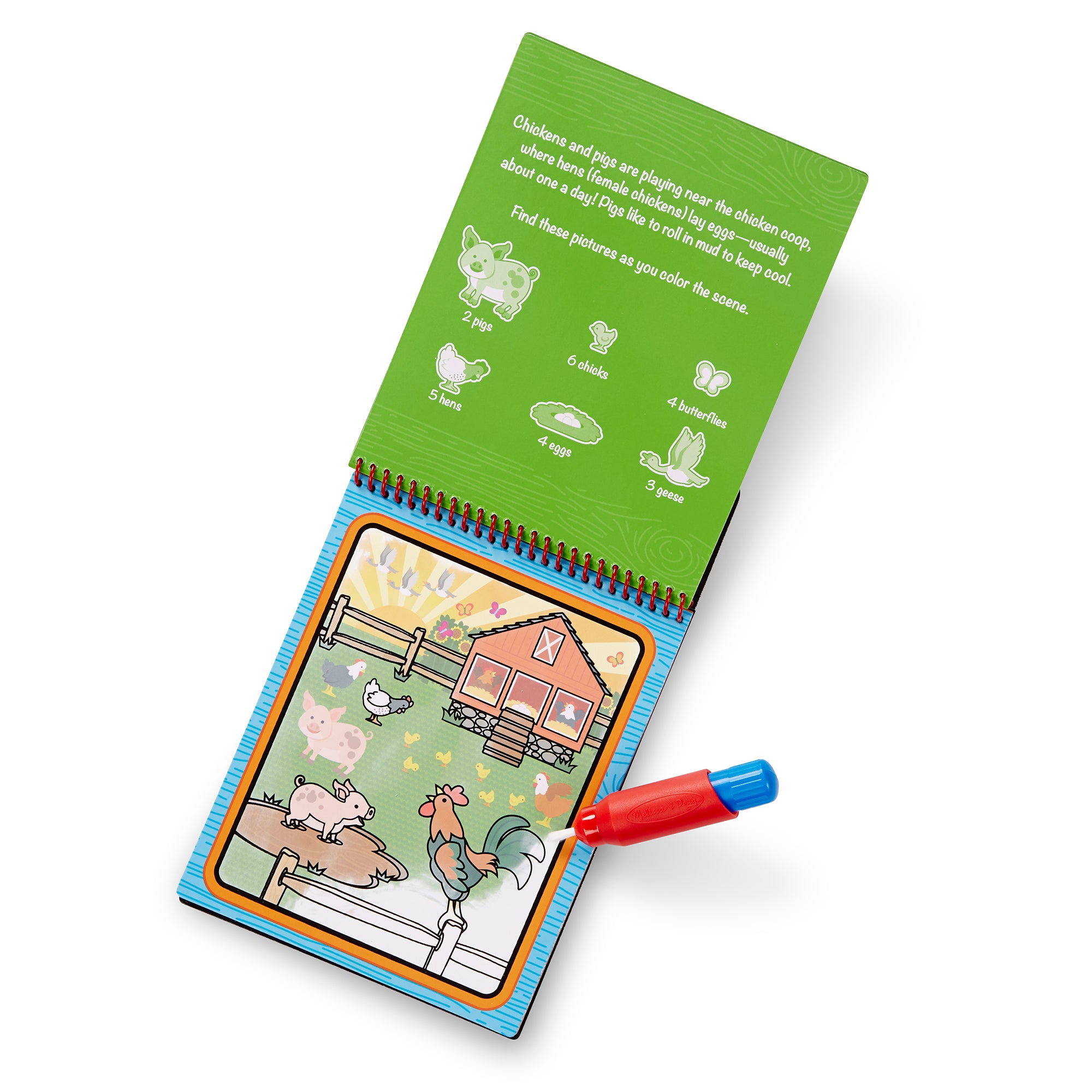On the Go Water WOW! Color Reveal Pad - Farm - Image 4