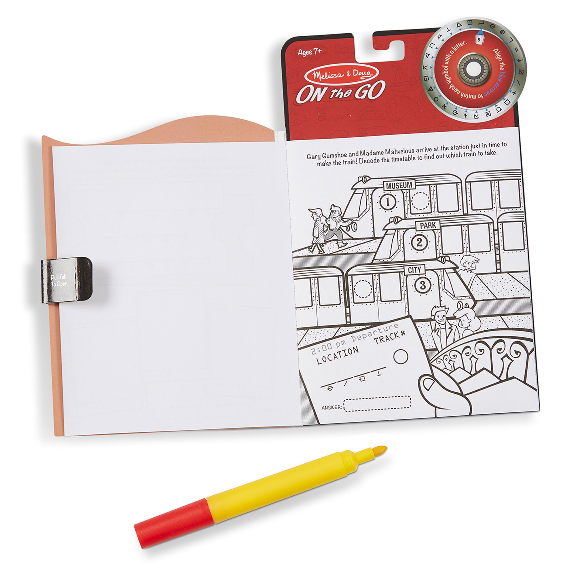 On the Go? Secret Decoder Activity Books 3-Pack: Slippery Flippers. Runaway Ruby. Game Book - Image 4