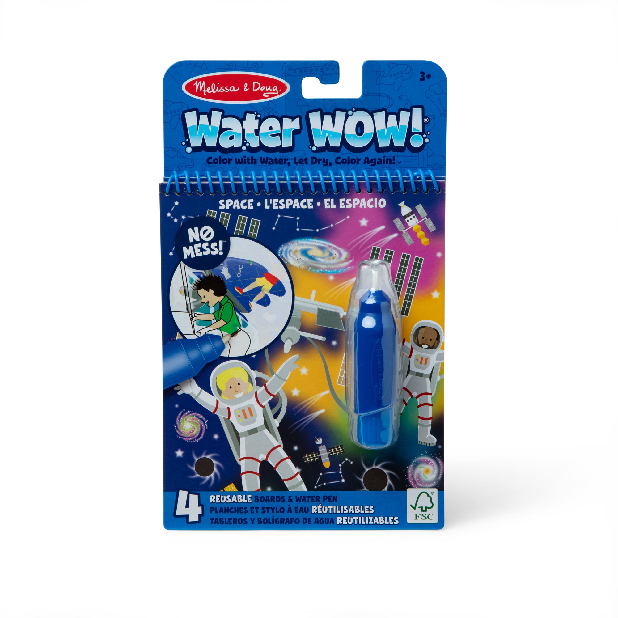 Water Wow! Space Water-Reveal Pad ?C On the Go Travel Activity
