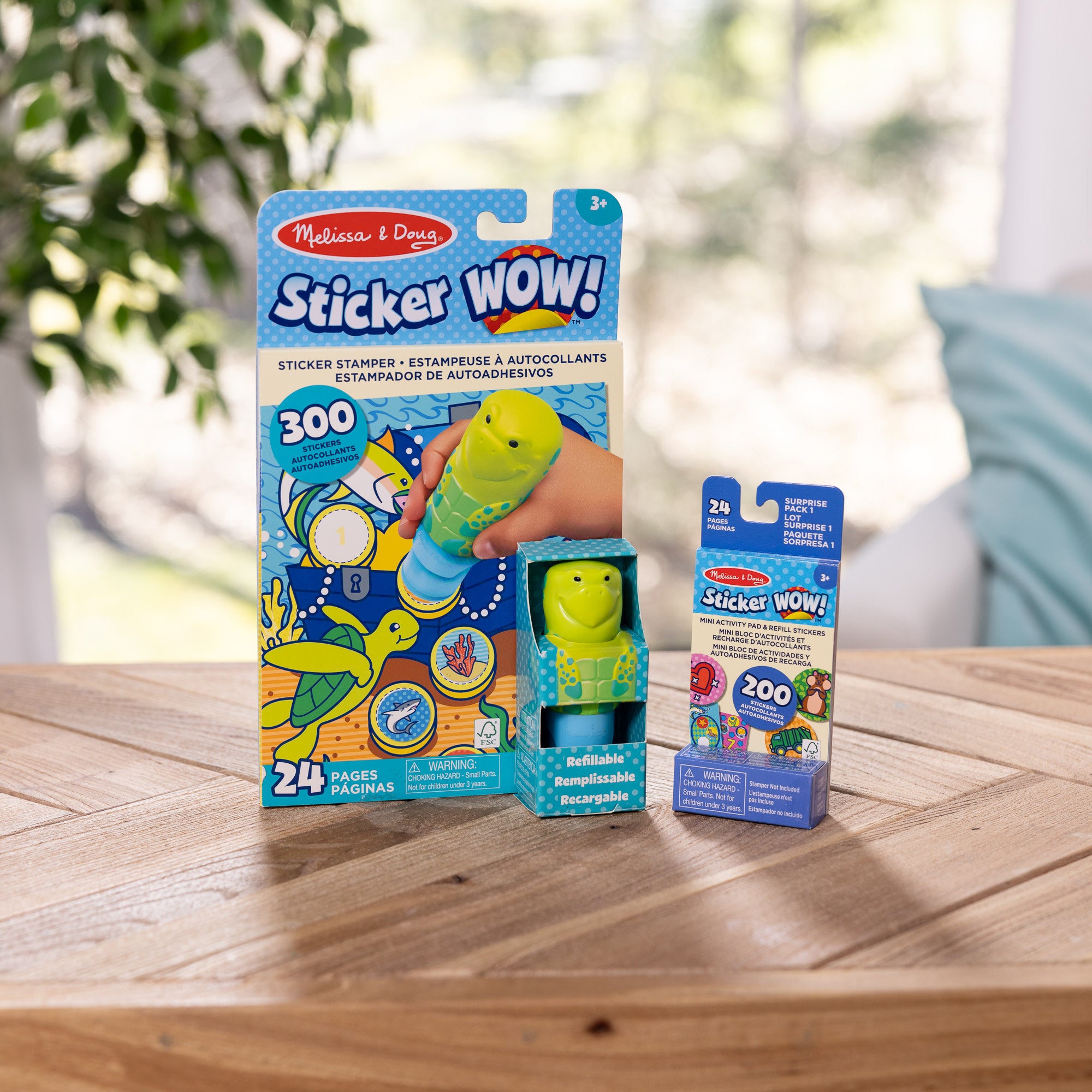 Sticker WOW!? Sea Turtle Bundle: Activity Pad & Sticker Stamper + Mini Activity Pad and 200 Refill Stickers - Image 9