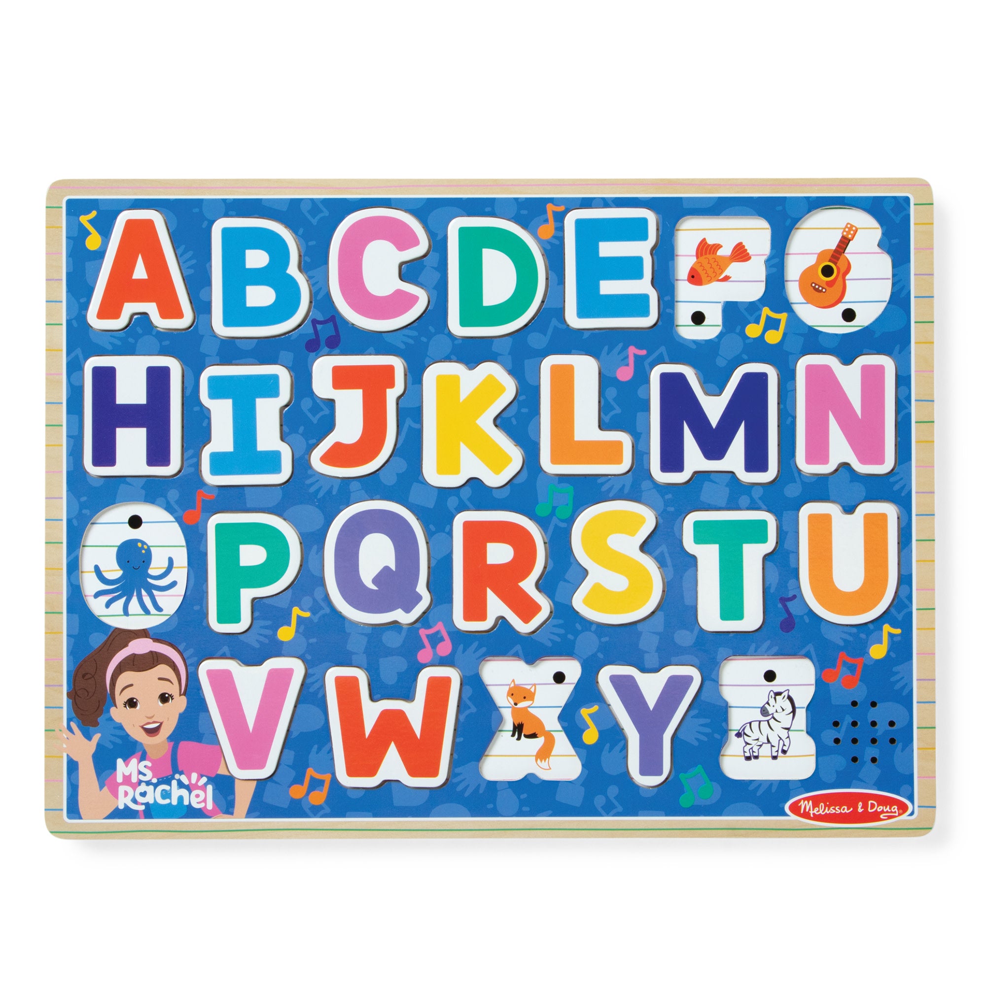 Ms. Rachel? Wooden Phonics Alphabet Sound Puzzle - 24 Pieces - Image 4
