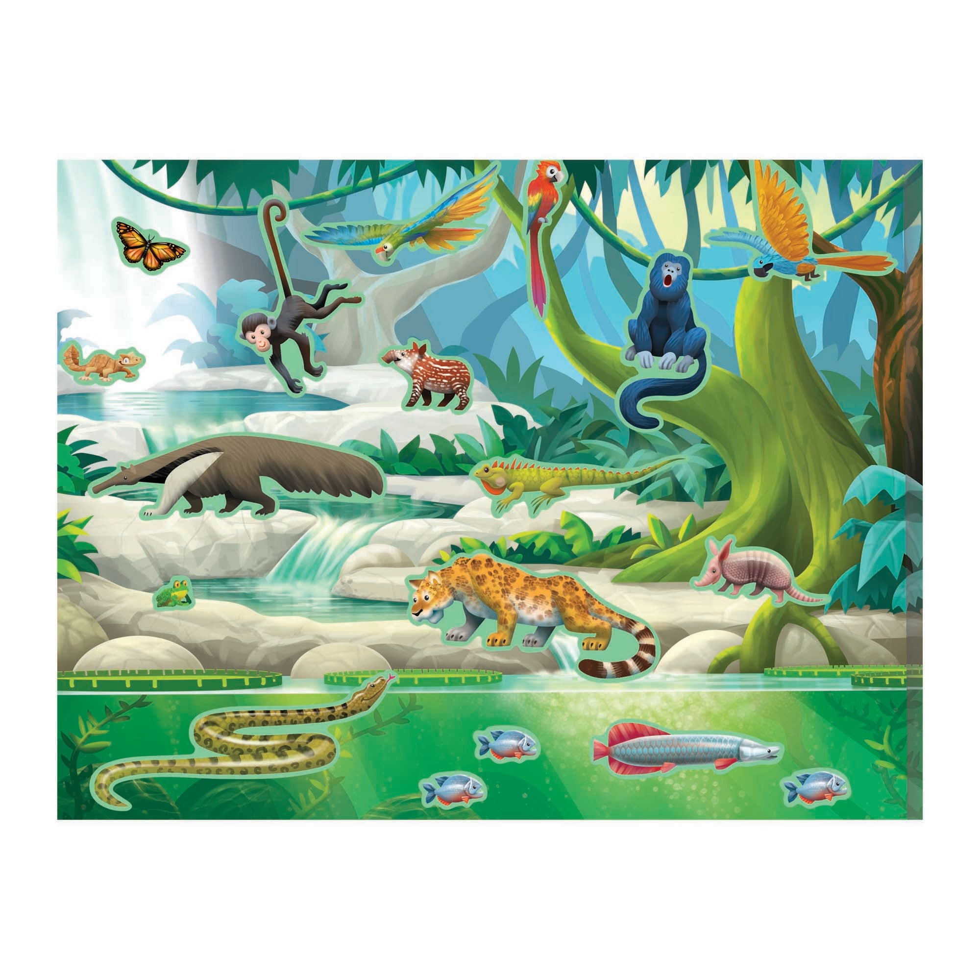 Reusable Sticker Pad - Jungle and Savanna - Image 9
